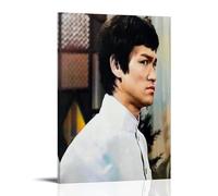 WUZIZHDE Bruce Lee Kung Fu Master Art Movie Póster Pintura Decorativa Lienzo Arte Mural Salón Póster Dormitorio Pintura, Arte de Pared Impresión de Imagen Moderna Decoración de Habitación Familiar 30