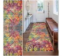 Wuzqju Alfombra De Pasillo De 50 x 180 cm Antideslizante Lavable A Máquina Alfombra Larga para Cocina Alfombra De Pasillo Larga Alfombra Entrada Casa para Lavandería Puerta De Dormitorio Entrada