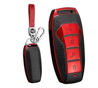 WUZUTU - Carcasa de protección completa de TPU de alta calidad compatible con BYD Han Ev Tang Dm Qin Plus Song Pro Max Yuan Generation Atto3 Hebilla E-Seed GT suave de protección completa con llavero