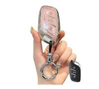 WUZUTU Carcasa de TPU para llave de coche compatible con MG MG4 MG5 MG6 MG ZS EV HS EHS ZX GT 3 para Roewe RX3 RX5 RX8 ERX5 I6 I5 Keycover Schlüsselcover Schlüsselbox Schlüsselanhänger B-Rosa