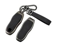 WUZUTU Funda de cuero de aleación de zinc de protección completa para llavero de coche, compatible con Porsche Macan Cayenne 911 918 958 996 997 Boxster Cayman Panamera Old Style Protector de llave