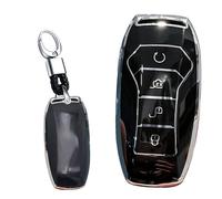 WUZUTU - Funda de mando a distancia inteligente compatible con BYD Han Ev Tang Dm Qin Plus Song Pro Max Yuan Generation Atto3 Hebilla E-Seed GT Premium TPU suave protección completa para llave de
