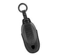 WUZUTU Funda de piel suave para llavero de coche con control inteligente compatible con Porsche Macan Cayenne Panamera 911 918 Boxster Cayman 718 958 996 997 GT3 estilo antiguo llavero sin llave con 3