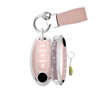 WUZUTU Funda para llave de coche compatible con Infiniti Q30 Q50 Q60 Q70 Q70L QX50 QX60 QX70 QX80 EX35 Key Fob TPU Cover a prueba de polvo llavero accesorios C-Rosa