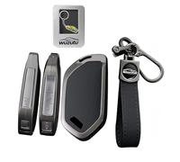 WUZUTU Funda para llave de coche duradera Smart Mando a distancia Compatible con Kia Telluride EV3 EV4 EV5 EV9 Serento Carnival K4 K5 Sportage 2024 2025 Cuero Carcasa de Llave Accesorios C-Negro