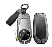 WUZUTU Funda para llave de coche, funda protectora para llave de coche, accesorios compatible con ORA R1 R2 Good Cat White Cat IQ para GWM HAVAL H6 M6 Mando a distancia llavero A-Negro