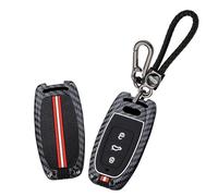 WUZUTU Funda para llave de coche para Audi A1 A3 8P A4 B8 B9 A5 A6 C7 A7 A8 Q3 Q5 Q7 Q8 C8 D5 4M RS3 S4 S5 S7 TT Funda suave de protección completa para llaves de coche 2 unidades
