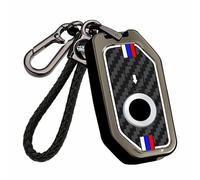 WUZUTU Funda para llavero de coche compatible con BMW R1200GS C400GT 750GT F750GS F850GS F900R F900XR K1600 K1600GTL S1000R S1000XR Carcasa de aleación de zinc luminosa de silicona con control