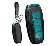 WUZUTU Práctica funda de TPU para llave de coche compatible con BYD Han Ev Tang Dm Qin Plus Song Pro Max Yuan Generation Atto3 Hebilla E-Seed GT impermeable a prueba de caídas - A verde
