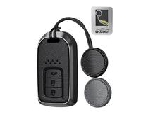 WUZUTU Schlüsselbox Schlüsselhülle Schlüsselanhänger Schlüssel Schutz Etui Kompatibel mit Honda Odyssey Fit City Jazz XR-Z Vezel HRV CRV EX Grace Spirior Ridgeline Schlüsseletui 3 Tasten B-Rot