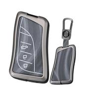 WUZUTU Smart Control - Funda para llave de coche compatible con Lexus ES ES US LS LC Series ES300h LC500 UX200 NX450 RX350h GX460 TX350 LX600 2018-2025 - Protector de llave de cuero de aleación de