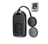 WUZUTU Smart Key Autoschlüssel Hardcover Schutzhülle Schlüsselhülle Cover Kompatibel mit Honda Civic 2021 Accord Jade Hybrid 2015 HRV XRV CRV Fit Jazz Vezel City Schlüsselanhänger 2 Tasten Schwarz
