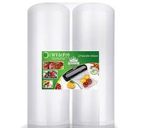 WVacFre 2 Rollos 28x1500cm Rollo Bolsas Envasar al Vaci Vacio Alimentos Bolsas de Vacío de Alimentos,Bolsas para Envasar al Vacío Envasado al Vacío para Alimentos Sin BPA