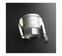 WVAIUPIX Acoplamiento de desconexión rápida BSPT macho x enchufe tipo B Camlock de 1/2 pulgada 304/316 sin ranura de leva para bombas de manguera de 3/10.2 cm 2.5 cm 5.1 cm (316, B_3/10.2 cm)