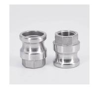 WVAIUPIX Acoplamiento de desconexión rápida Camlock hembra de 1/2 pulgada BSPT hembra x tipo A, ranura de leva 304 Stianless para bombas de manguera de 3/10.2 cm, 2.5 cm, 5.1 cm (316,2-1/5.1 cm)