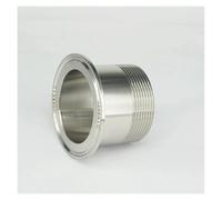 WVAIUPIX Conector de montaje de tubería de acero inoxidable 304 de 2 pulgadas macho x casquillo O/D de 77,5 mm