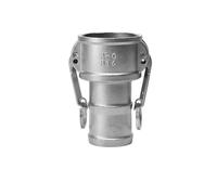WVAIUPIX Conector rápido de acero inoxidable 304, tipo C, 4 puntos, manguera de unión, manguera rápida, tipo pagoda, 6 puntos (DN100)