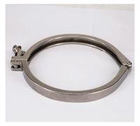 WVAIUPIX Férula O/D 304 de acero inoxidable de 183 mm para fundición de tres abrazaderas para lácteos