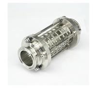 WVAIUPIX Fit Pipe OD 51 mm Tri Clamp SUS304 - Dipoter de vidrio de acero inoxidable con cubierta para cerveza casera