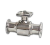 WVAIUPIX Fit Tube O.D 19/25/32 mm 3.8 cm Tri Clamp 304/316 Válvula de bola neumática de acero inoxidable sin actuador (32 x 50.5 mm, TC), 316)