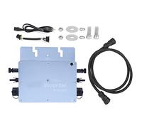 WVC?600W Grid Tie Micro Inversor Exterior Impermeable Inteligente MPPT Onda Sinusoidal Pura Impermeable Identificación Automática (110V), Controlador Inversor Solar, Controlador Inversor Solar, WVC