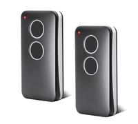 Wvoillty 433,92 MHz Mando a Distancia para Puertas Garaje, Mando a Distancia 2 Canales, Compatible con V2 PHOX2, PHOX4, TRC4, TSC4, Phoenix 2, Phoenix 4, Código Variable, 2 Unidades