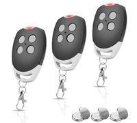 Wvoillty 433,92 MHz Mandos a distancia para puertas garaje, recambio para Ditec GOL4, BIXLP2, BIXLS2, BIXLG4, mando a distancia para puertas de garaje de 4 canales, código variable, 3 unidades