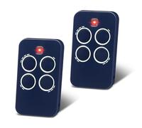 Wvoillty 433 MHz Mando a distancia para puerta compatible con Genius, 4 canales, mando a distancia para garaje compatible con ECHO TX4 433 RC, ECHO TX2 433 RC, 2 unidades