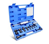 Wvoillty Juego de extractor de rodamientos internos con martillo deslizante y pinzas ajustables (8-32 mm), para coches, motocicletas y bicicletas