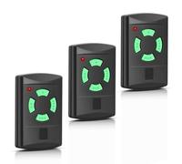 Wvoillty Mando a distancia para puerta de garaje de 26,975 MHz, mando a distancia compatible con mando a distancia Hormann HSM4-26.975, HSM2-26.975, HS2-26.975, DHM02-26.975, botón verde 4 canales, 3