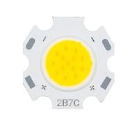 WVPJJNXAFN 10pcs 3W 5W 7W 10W 250mA LED Source Chip High Power LED COB Side 11mm Or 20mm Light Bulb Light Lamp Spotlight Down Light Lamps White(3W 6500K)