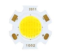 WVPJJNXAFN 5pcs Full Power Bridgelux Crystal High Brightness Ra80 LED COB Bulb 20MM 10w 7w 5w 3w Use 300mA LED Light Source Bead Light DIY(10W 300mA 20mm,White 6000K)