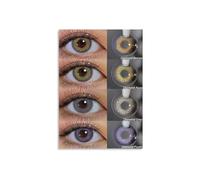 WVPJJNXAFN Eye Color Inspiration & Chart Canvas Poster, Wall-Art for Makeup Artist Studio, Beauty Salon Decor(Unframed,16x24inch(40x60cm))