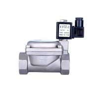 WVRWFDLW 1-1/2"304 Acero Inoxidable Alta presión 1.6Mpa válvula solenoide de latón Normalmente Cerrada válvula solenoide piloto(240VAC-EPDM-SEAL)