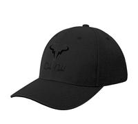 WVVCXCC Unisex y a la Moda Rafa Nadal, el mejorCamiseta clásica Gorra de béisbol Icono Montañismo Sombrero Negro para el Sol Sombreros para Mujeres Deportes para Hombres Regalos al Aire Libre