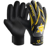 WVVOU Guantes de portero para niños y jóvenes, guantes de portero de fútbol, guantes de fútbol, doble protección, portabilidad, gran agarre