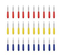 Wvxilyr 30 Piezas Cuchilla Plotter de Corte, Cuchilla de Corte de Vinilo 30/45/60 Grados, Vinilo Cuchillas de Repuesto Cuchillas, para Proyectos de Vinilo y Acetato, Papel, Multicolor
