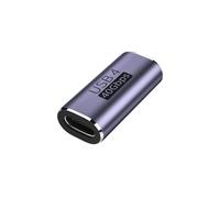 Wvxilyr Adaptador USB C Coupler 40 Gbps, Adaptador Extensor de vídeo 8K, Adaptador USB C Hembra a Hembra, Acoplador Type C 4.0 Hembra Conector, Compatible pour Dispositivos de Interfaz USB Tipo C