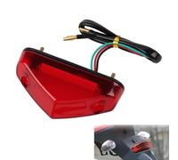 Wvxilyr Luces LED Universales para Moto, Motorcycle Led Tail Light, Stop Freno y Señales de Giro con Carcasa Roja, Cableado de 3 Vías, Ultra Brillantes y Eficientes, Accesorios para Motocicletas