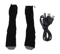 WW Calcetines Térmicos para Hombres Mujeres Calcetines Térmicos con Batería Recargable Lavables Ajustables Calentadores de Pies para Esquí de Invierno Pesca Negro Gris EEE