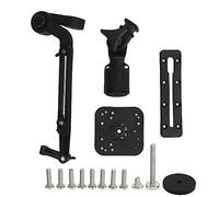 WW Kit de Base de buscador de Peces, Brazo de Montaje de transductor de Fuerza de sujeción Mayor de Nailon y Acero Inoxidable para buscador de Peces EEE