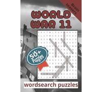 WW11 word search puzzle: Wordsearch puzzle with easy to read prints about World War 1, Cold War, Vietnam War and more I 6x9 inches, 106 pages I 50+ ... for vacations, holidays and relaxation