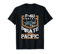 WW2 Avión F4U Corsair Pirata del Pacífico Camisa Regalo Camiseta