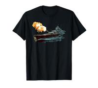 WW2 Buque de guerra de cruceros de acorazados Flota naval Historia militar Camiseta