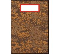 WW2 german notebook - Oakleaf autumn: lined notebook, ww2 german, oakleaf winter, camouflaged, heer, army, Wehmacht