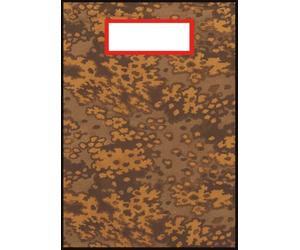 WW2 german notebook - Oakleaf autumn: lined notebook, ww2 german, oakleaf winter, camouflaged, heer, army, Wehmacht
