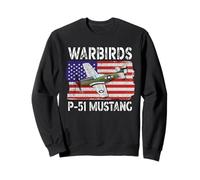 WW2 Warbird P51 Mustang American Airplane Niños Niñas Niños Sudadera