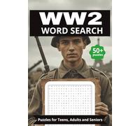 WW2 Word Search Puzzle Book for Teens, Adults and Seniors: Word Searches with Easy to Read Print about WW2, army, history and More | 6x9 inches, 110 pages | 50+ ... Gift for Vacations, Holidays and