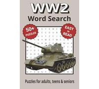 WW2 Word Search Puzzle Book: Search with Easy to Read Print about WW2 and More | 6x9 inches, 110 pages | 50+ Puzzles ... Gifts for Vacations, Holidays & Free Times