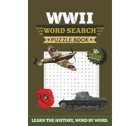 WW2 Word Search: World War 2 Themed | 6x9 inches, 110 pages, 50+ puzzles | Gift for Children, Adults, and Veterans